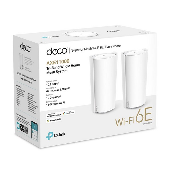 TP-Link Deco XE200 Wi-Fi 6E mesh system