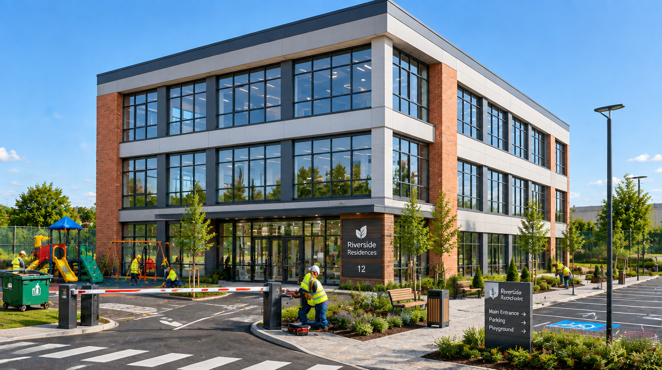 Комплектация подъездов